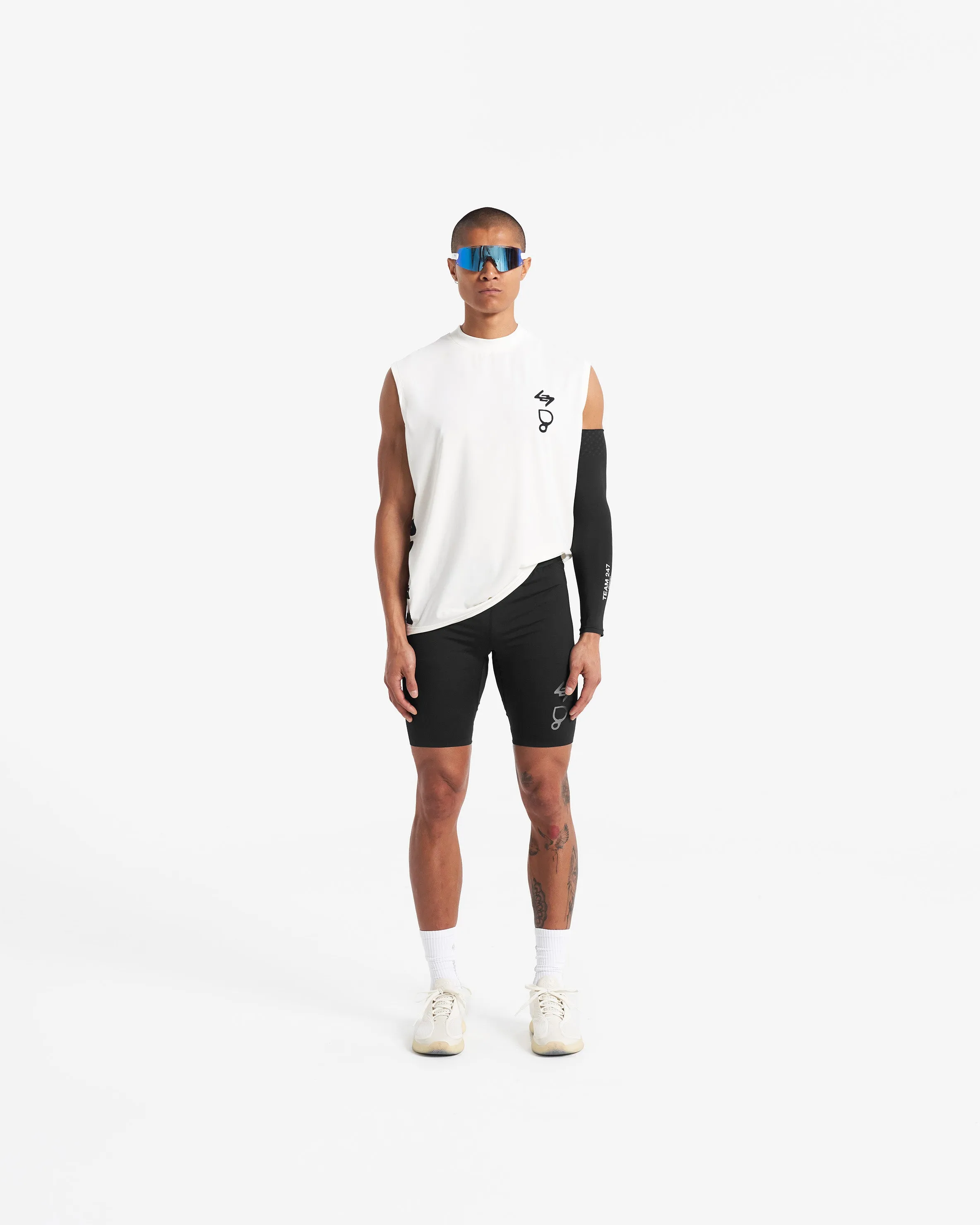 247 X Puresport Oversized Tank - Flat White