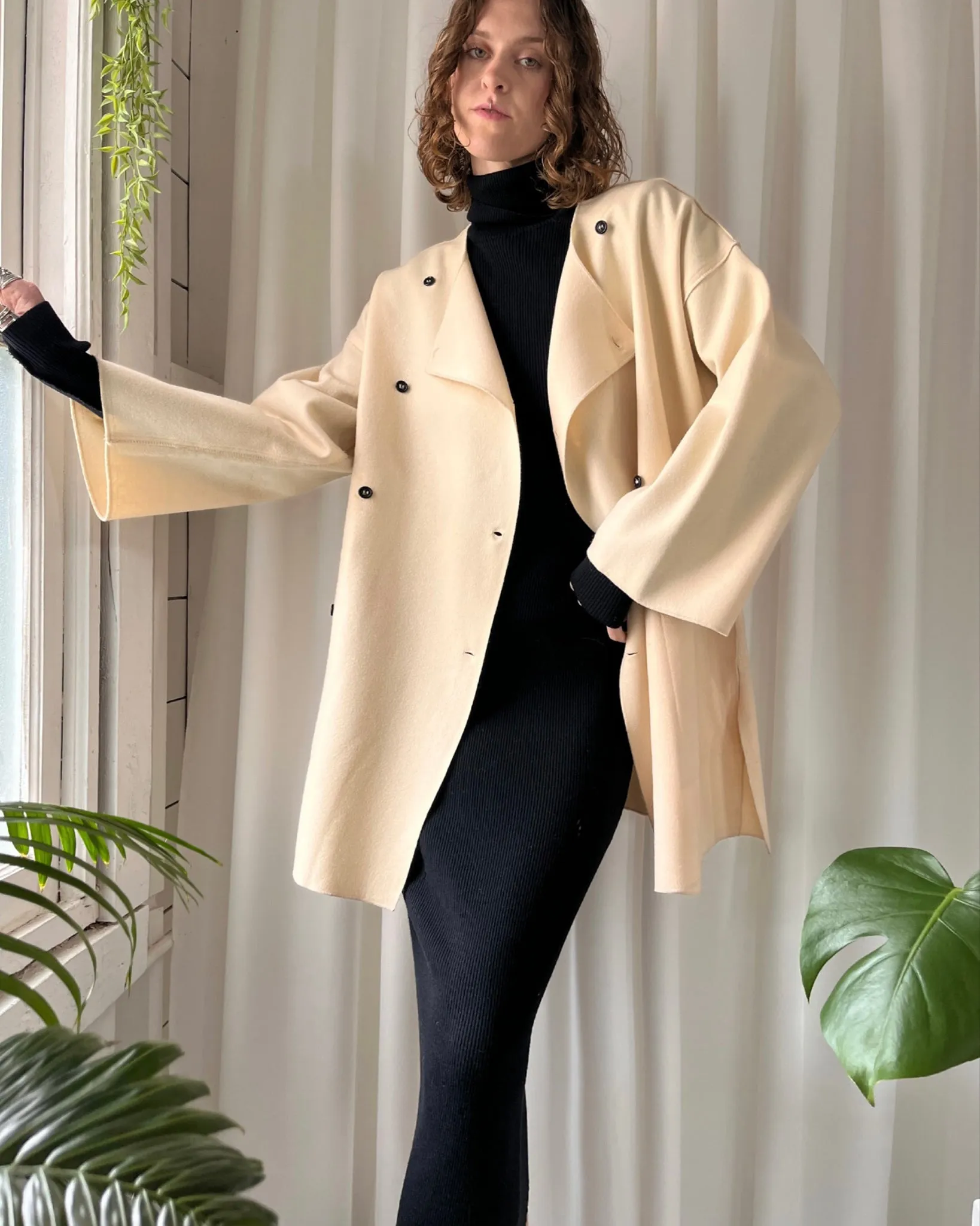 80s Geoffrey Beene Wool Jacket | S-M