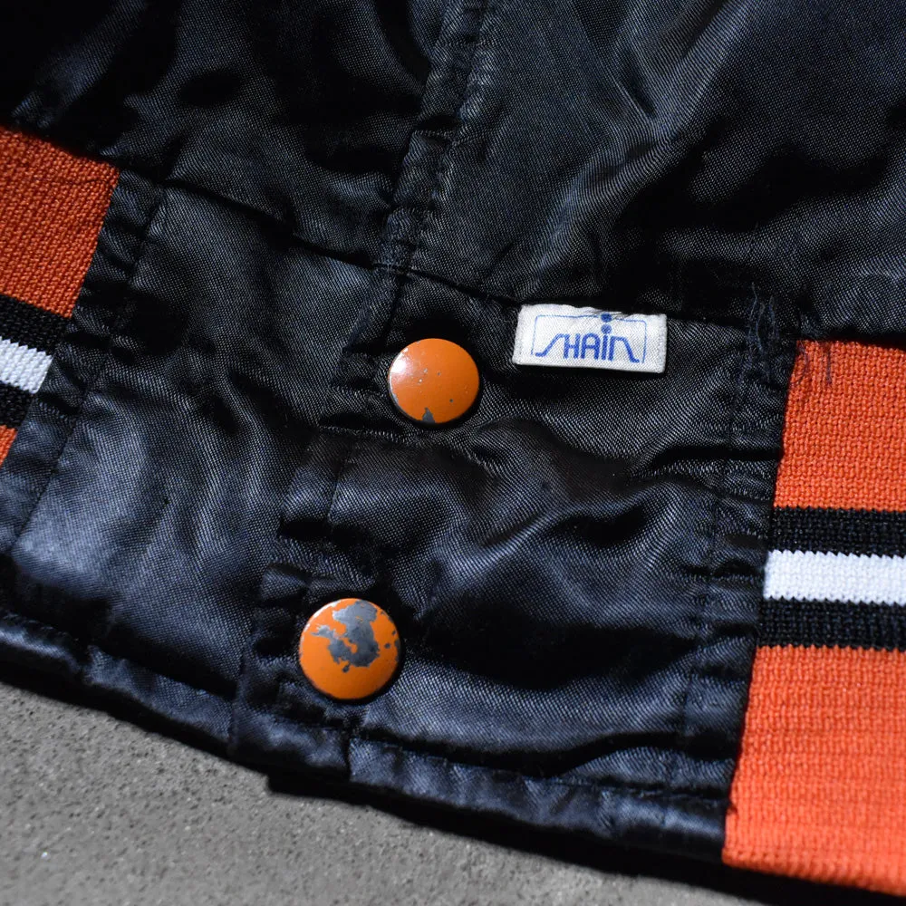 80’s SHAIN “NHL Philadelphia Flyers” ナイロン スタジャン アワードジャケット 240227