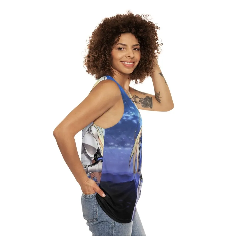 Ais Wallenstein Unisex Tank Top - Anime Apparel for DanMachi Fans