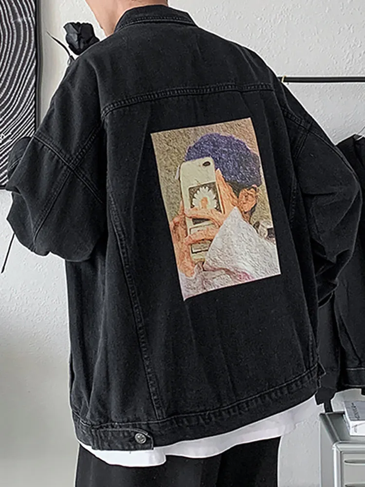 All-Match Loose Men'S Denim Jacket