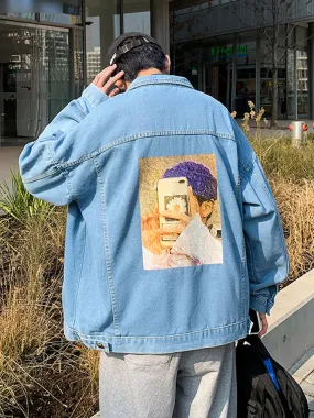 All-Match Loose Men'S Denim Jacket