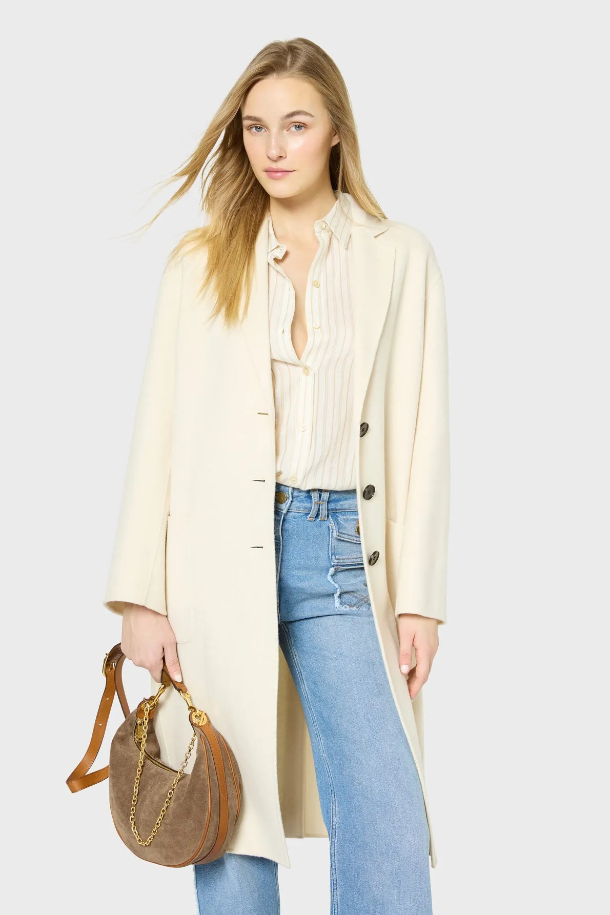Coat Sarah Dbm01b006 Ecru