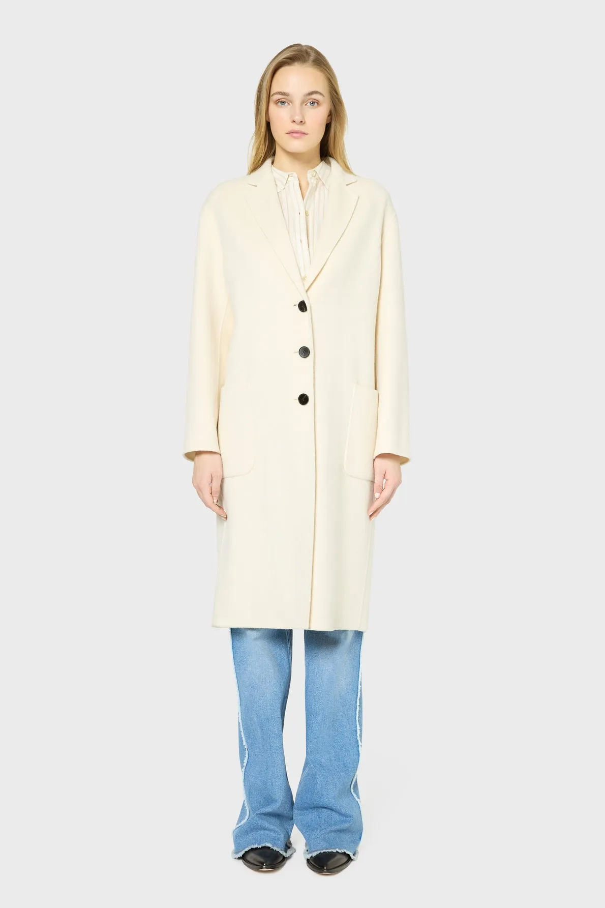 Coat Sarah Dbm01b006 Ecru