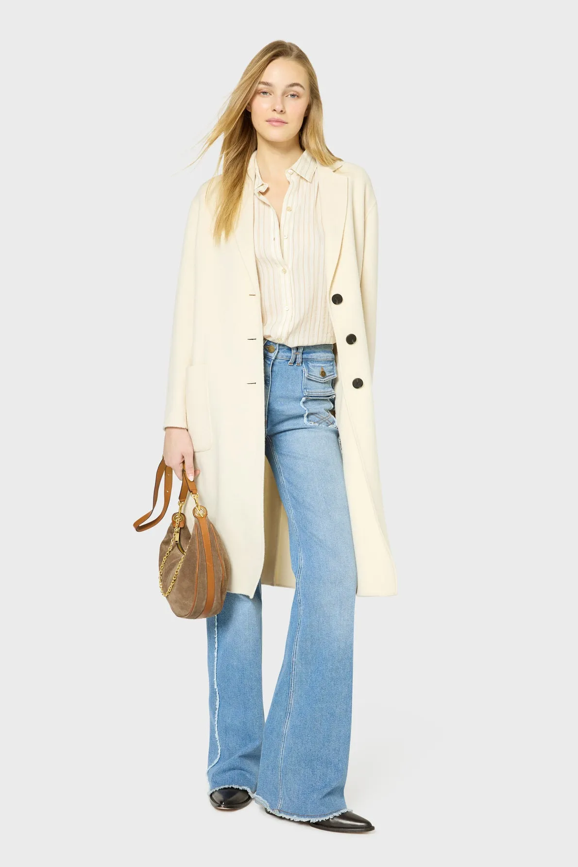 Coat Sarah Dbm01b006 Ecru