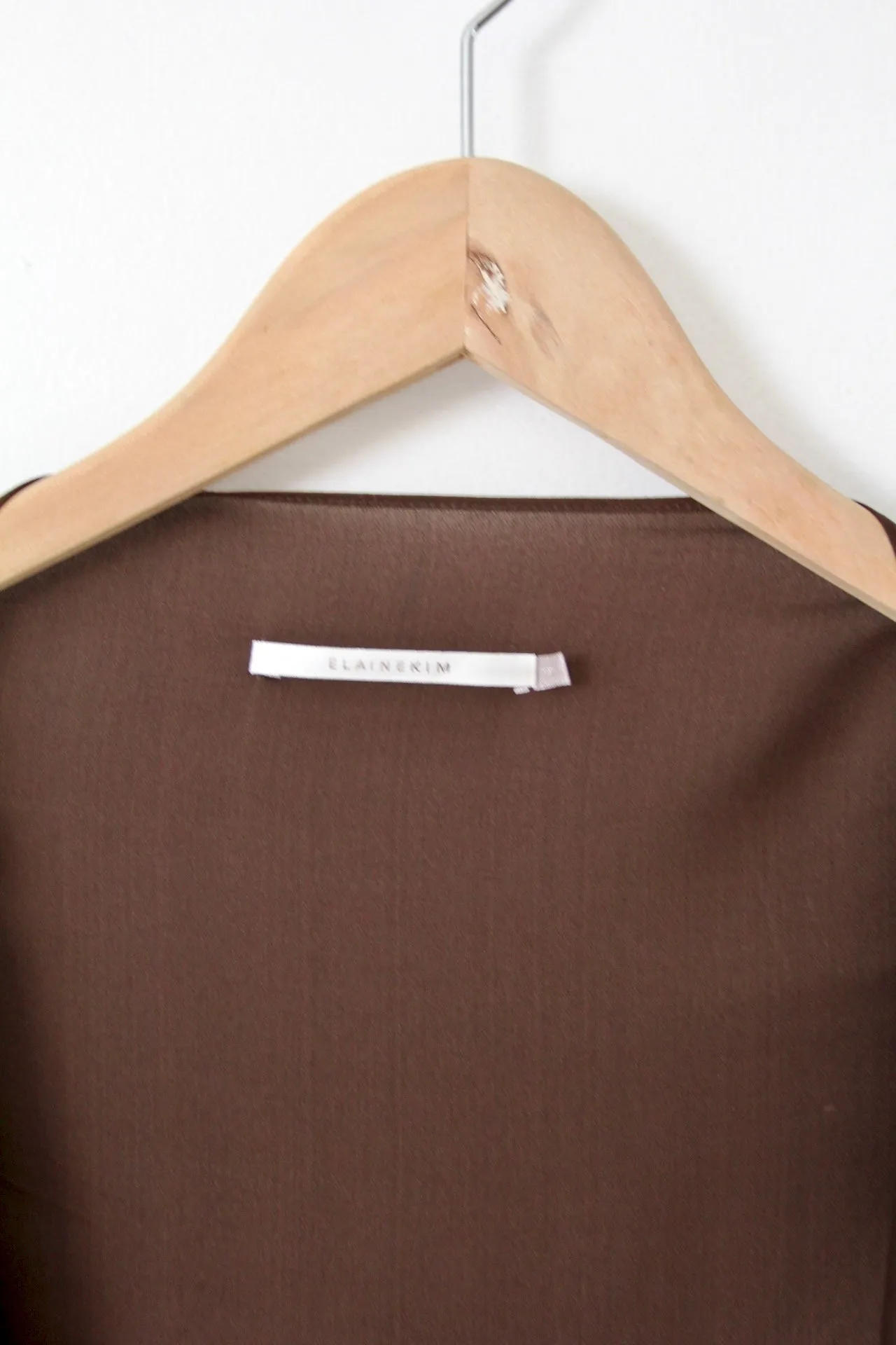 Elaine Kim leather & chiffon crop jacket