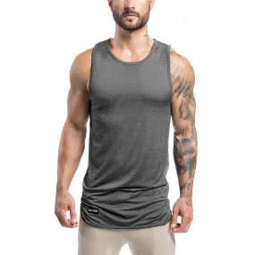 Extended Scoop Tank - Grey