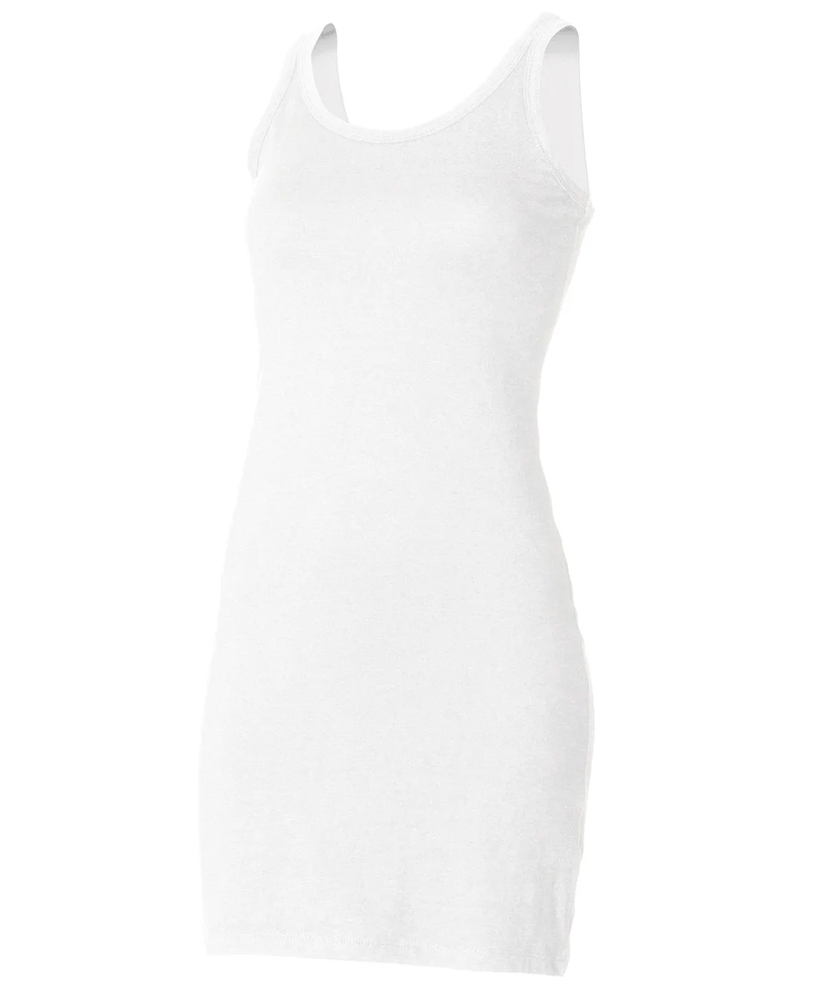 Extra long stretch tank | White