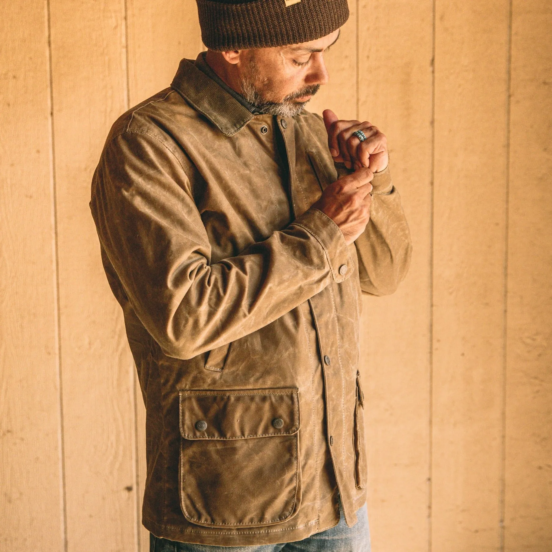 Field Jacket - Waxed Tan (PAST SEASON)