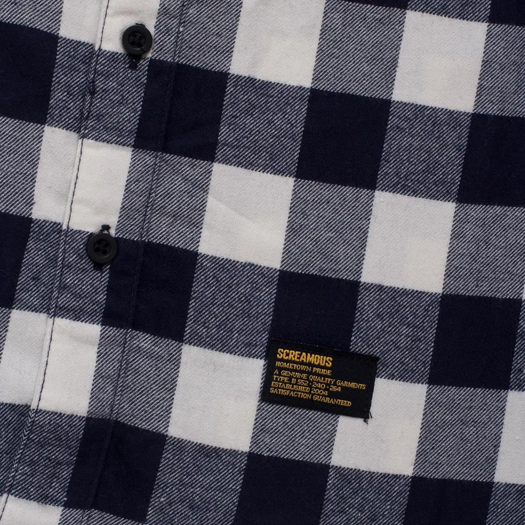Flannel DELPH NAVY WHITE