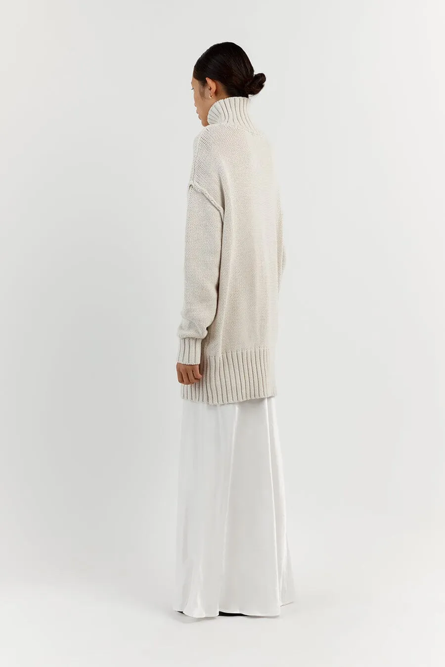 HARLOW STONE KNIT JUMPER
