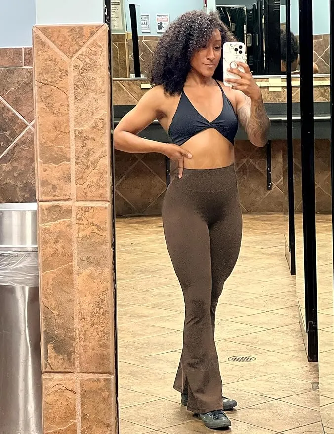High Waist Flared Leggings