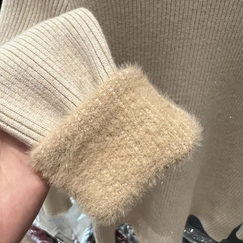 Ivyshape | Cozy Slim-Fi Fleece Sweater