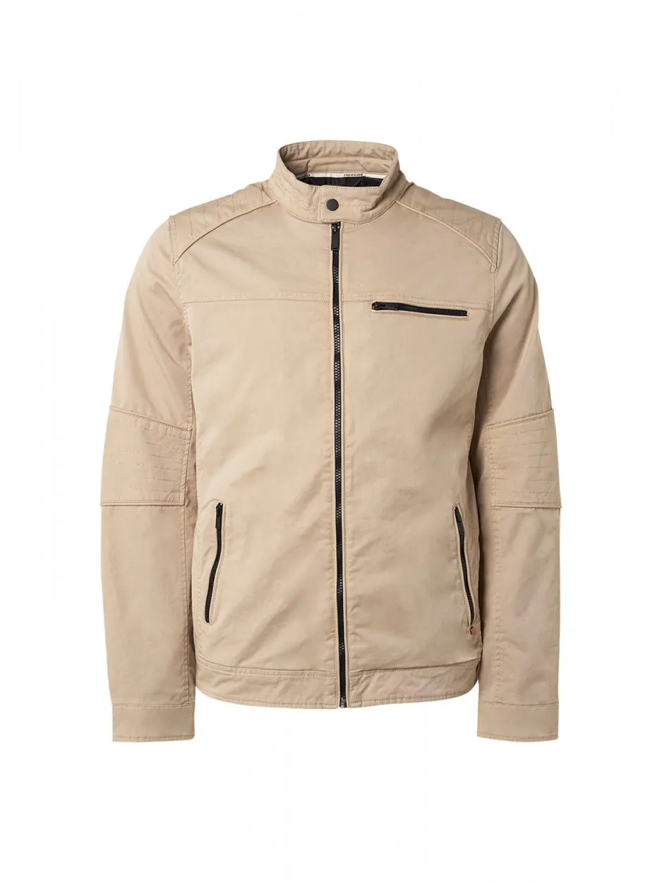 Jacket Short fit Biker | Sand