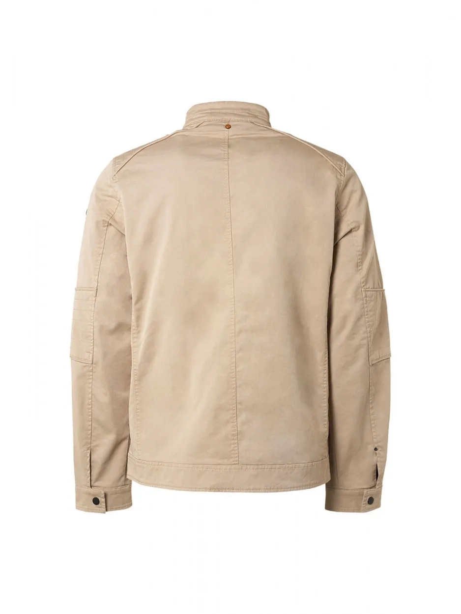 Jacket Short fit Biker | Sand