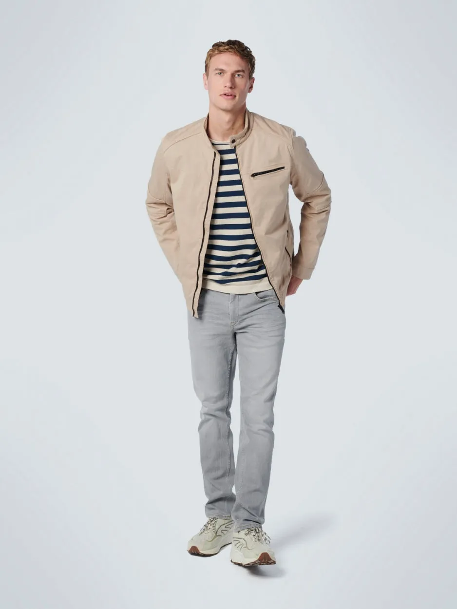 Jacket Short fit Biker | Sand