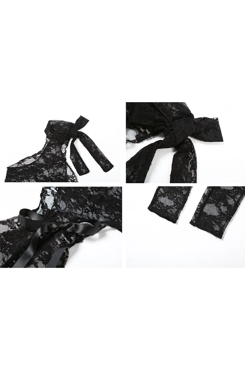 JJ657 Lace Cut-Out Jumpsuit