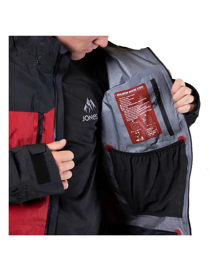 Jones Shralpinist 3L GORE-TEX Pro Jacket | Safety Red