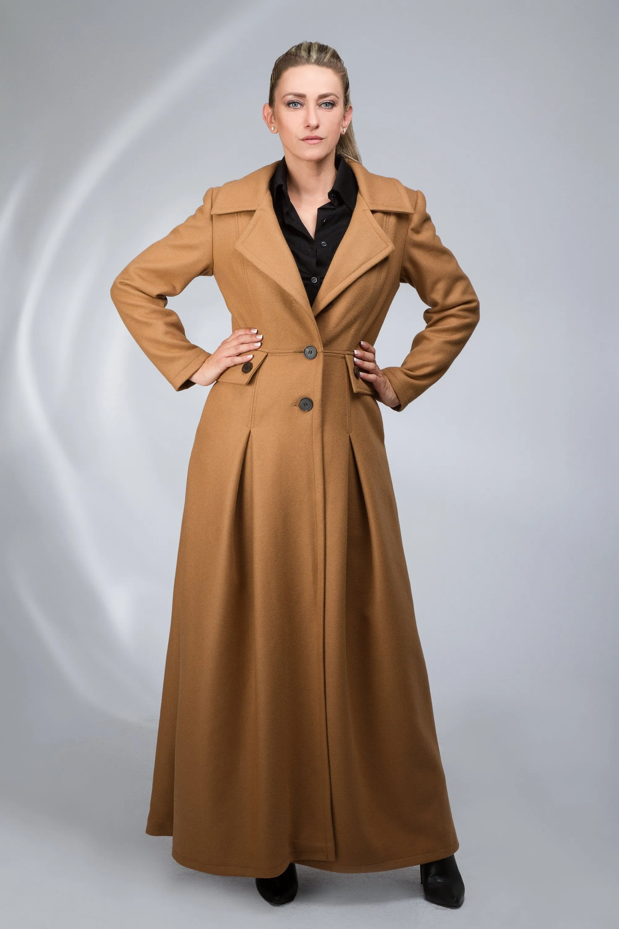 Long Camel Coat