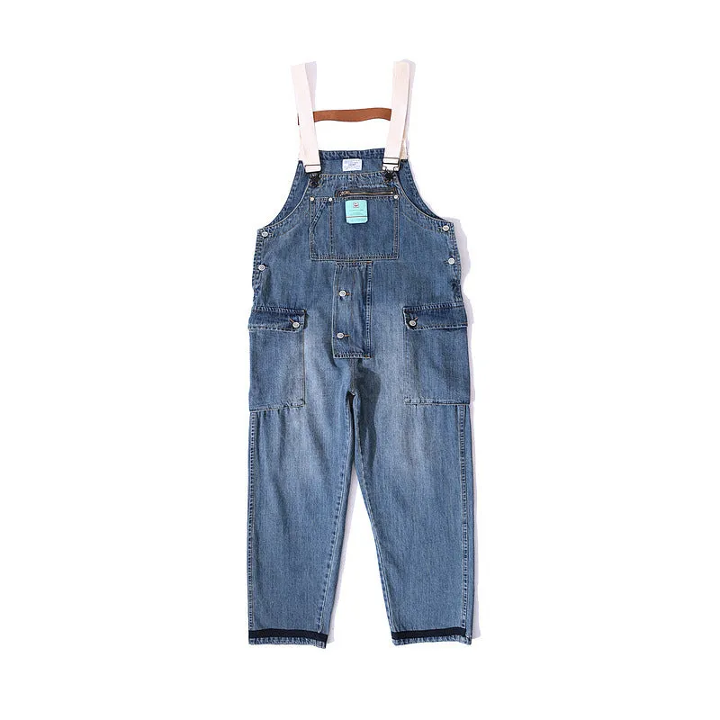 Man Fall Outfits Cargo Pants Cargo Overalls Men's Dungarees Suspender Pants Men