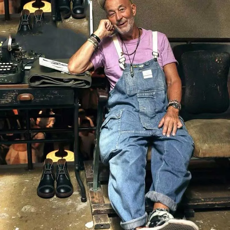 Man Fall Outfits Cargo Pants Cargo Overalls Men's Dungarees Suspender Pants Men