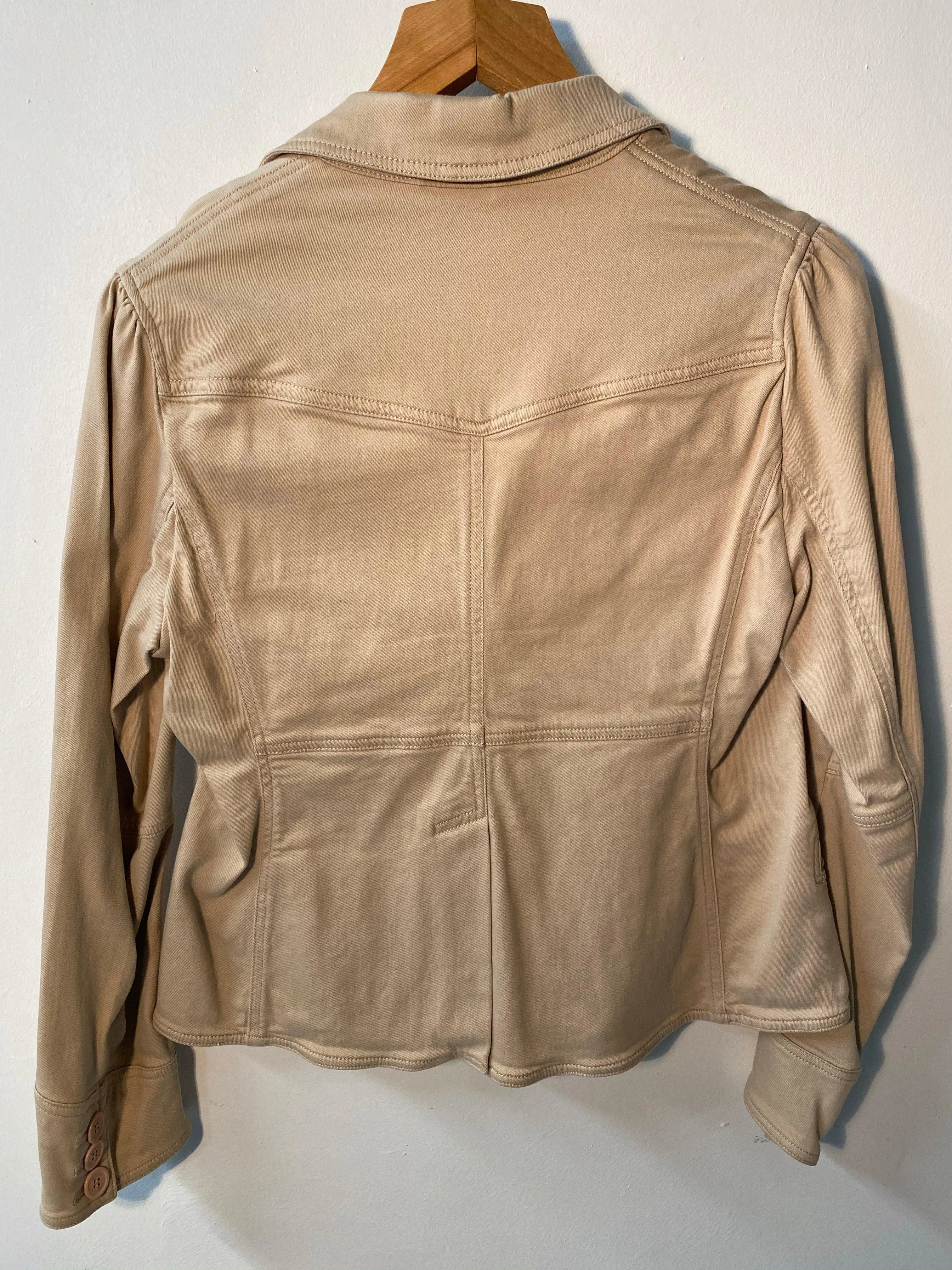 Marc Jacobs Designer Jacket Cotton Taupe Size 12