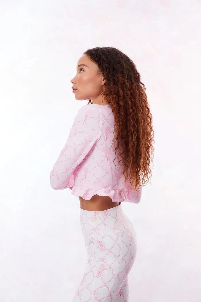Medway Zip-Up Active Jacket - Candy Lipstick [LoveShackFancy]