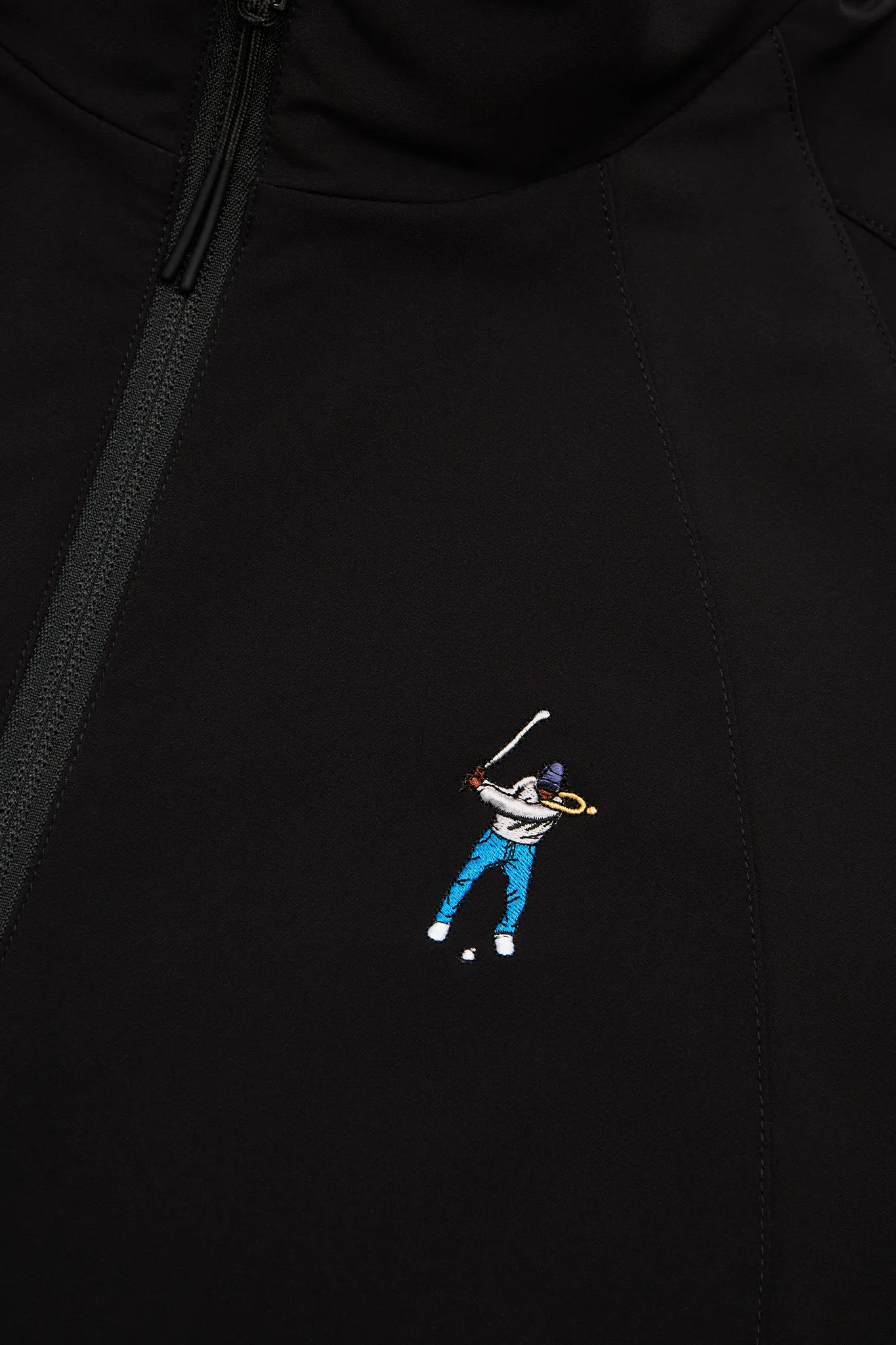 Men's Full Zip Tech Jacket Black
