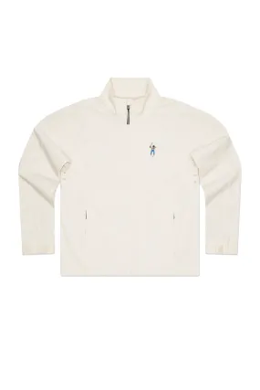 Men's Full Zip Tech Jacket Pearl Ivory