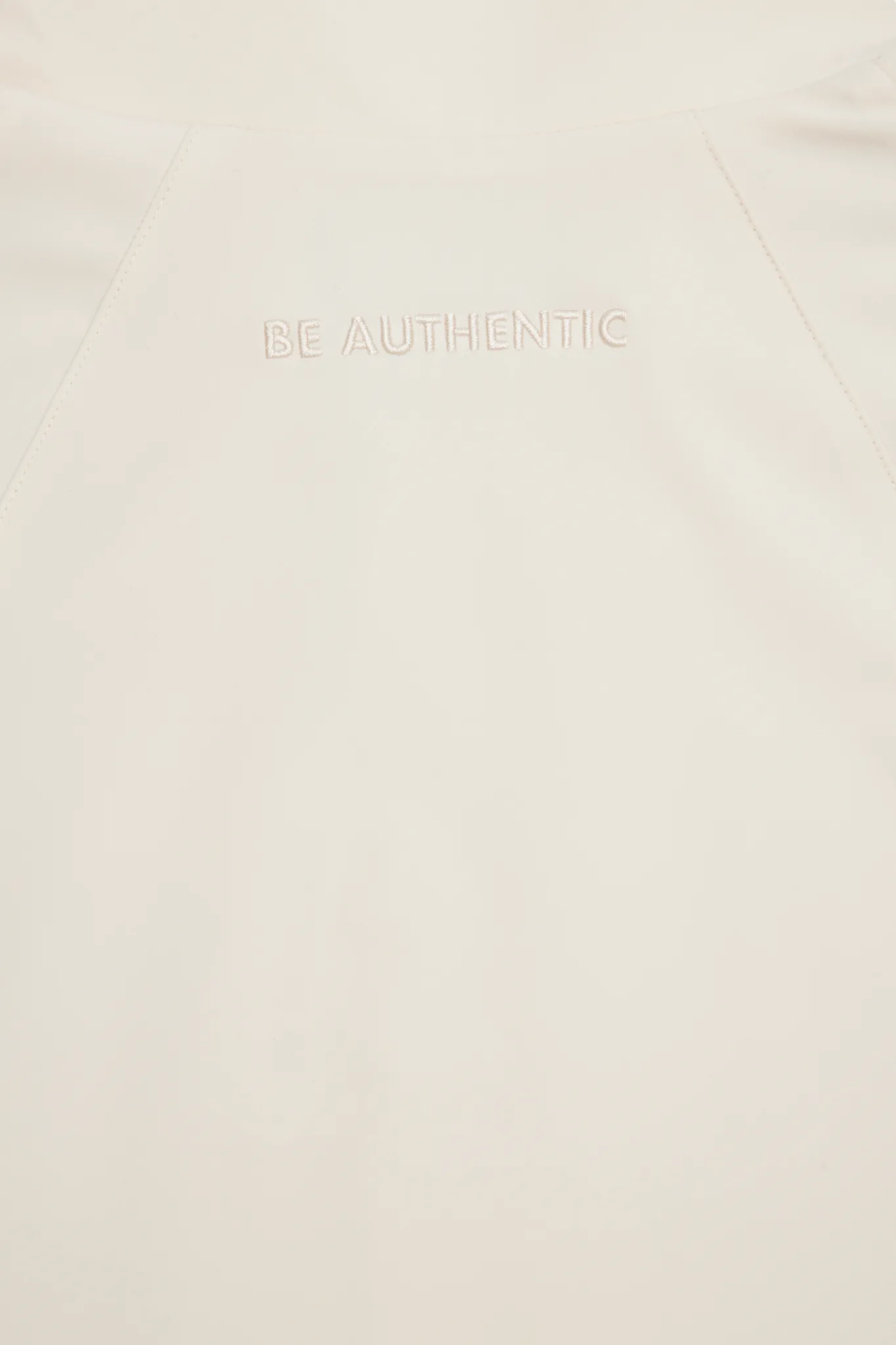 Men's Full Zip Tech Jacket Pearl Ivory