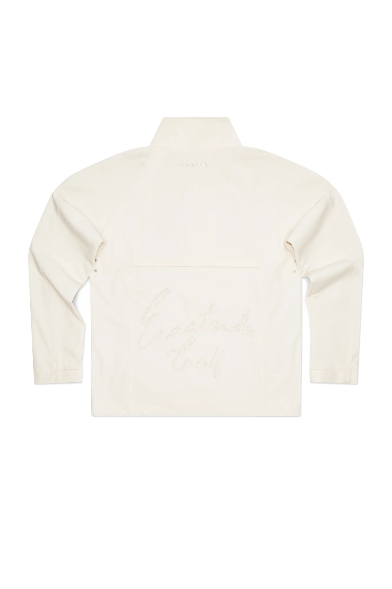 Men's Full Zip Tech Jacket Pearl Ivory