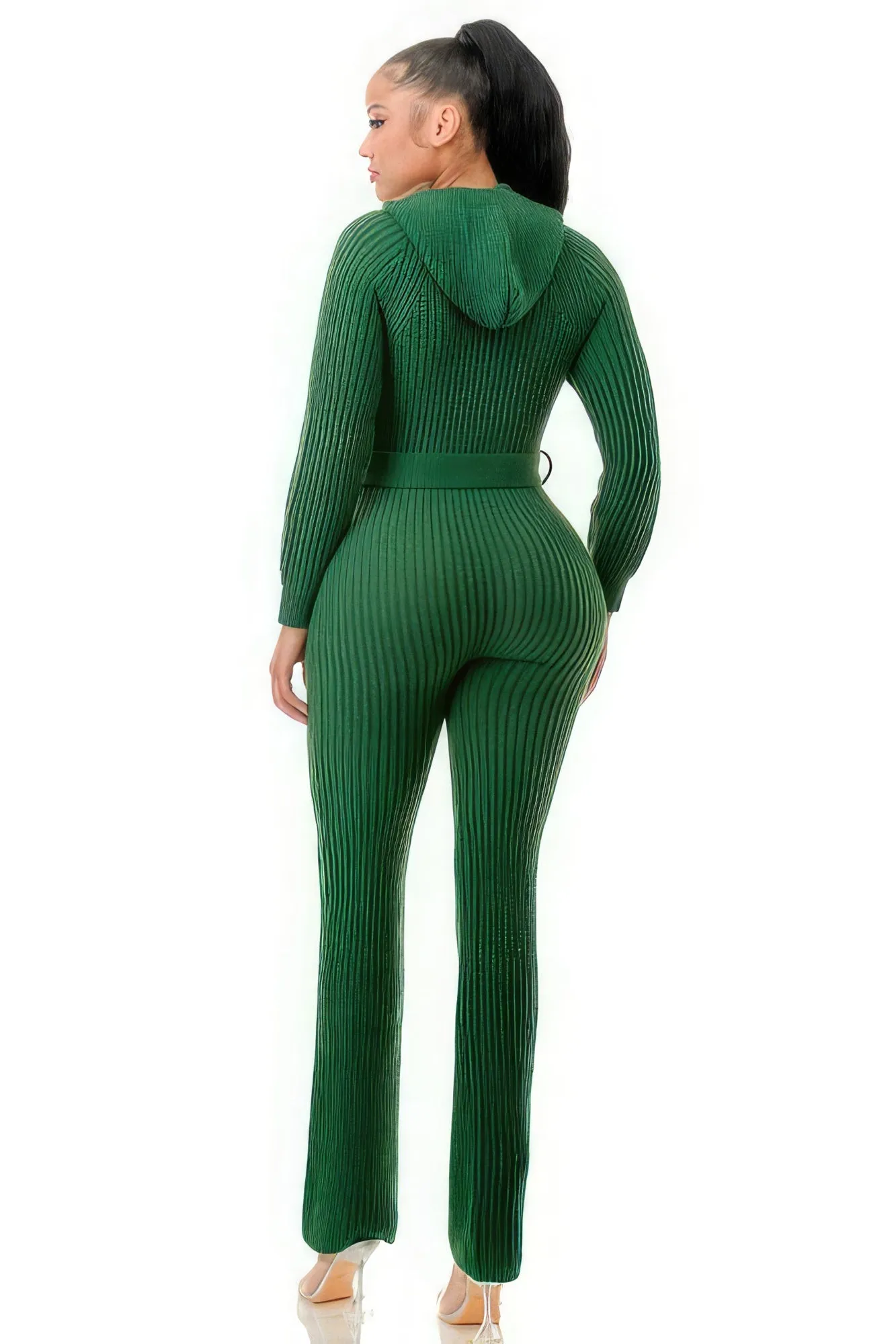 Monroe Hooded Sweater Jumpsuit