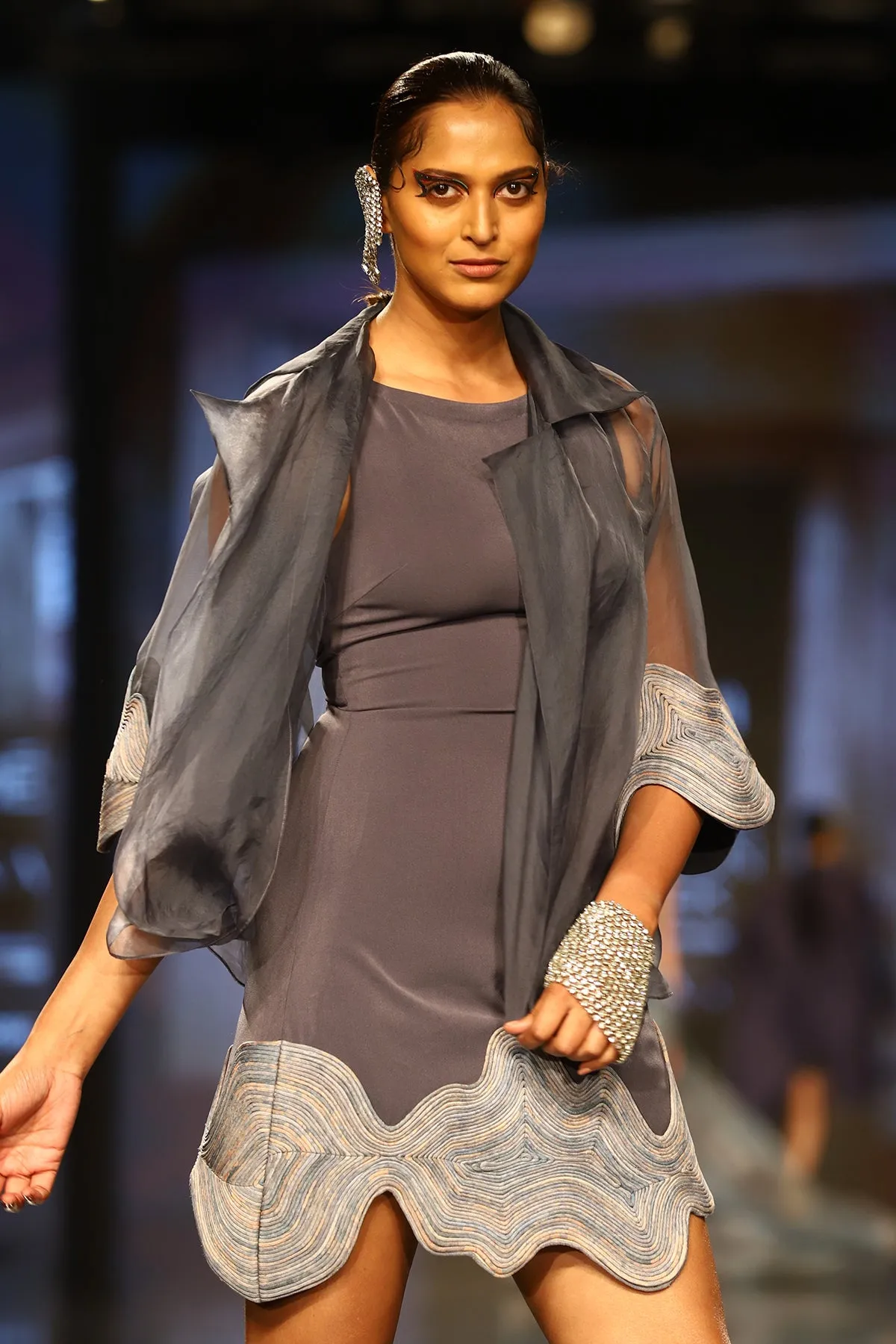 Organza Jacket with Cording