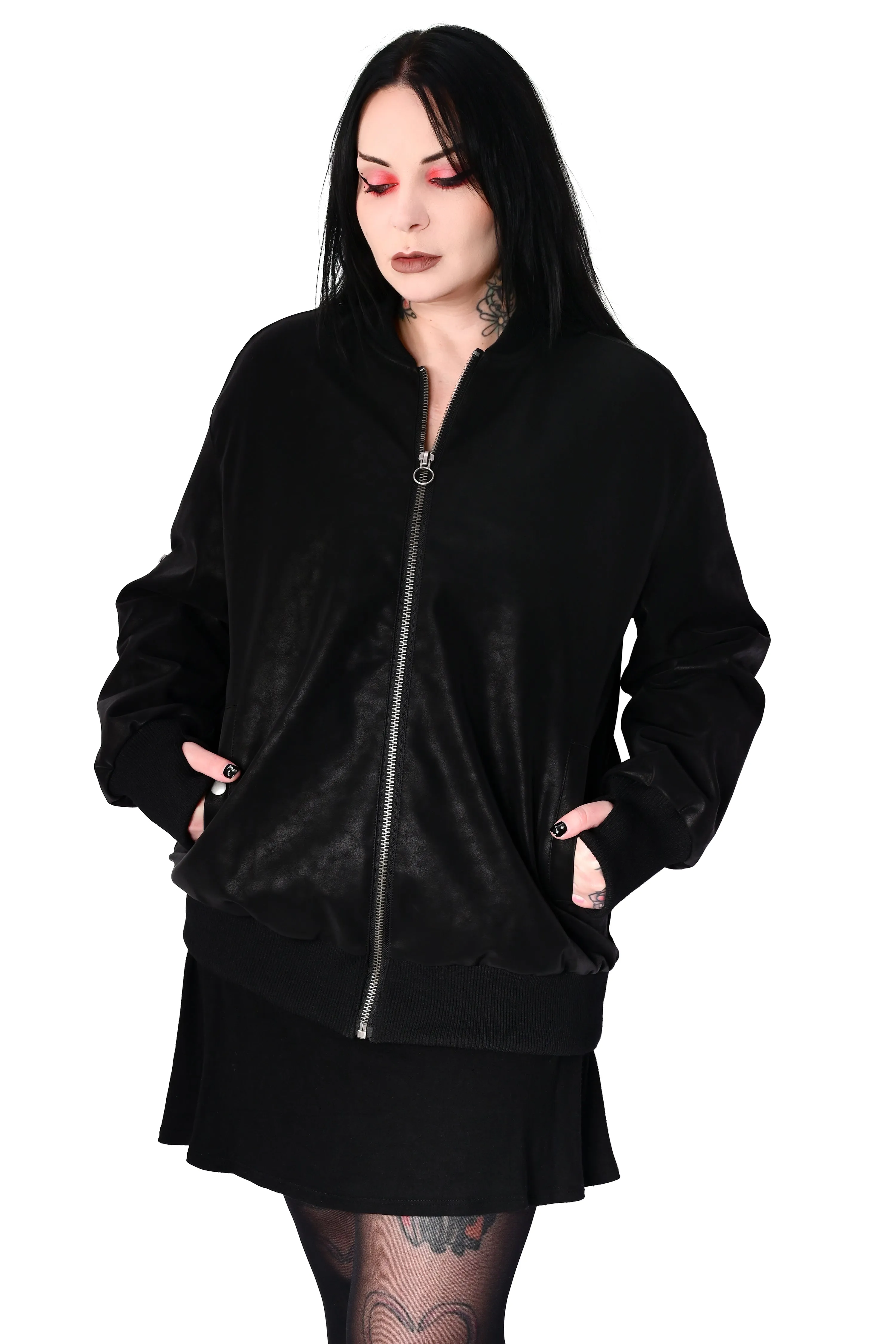 Oversized Unisex Bomber Jacket
