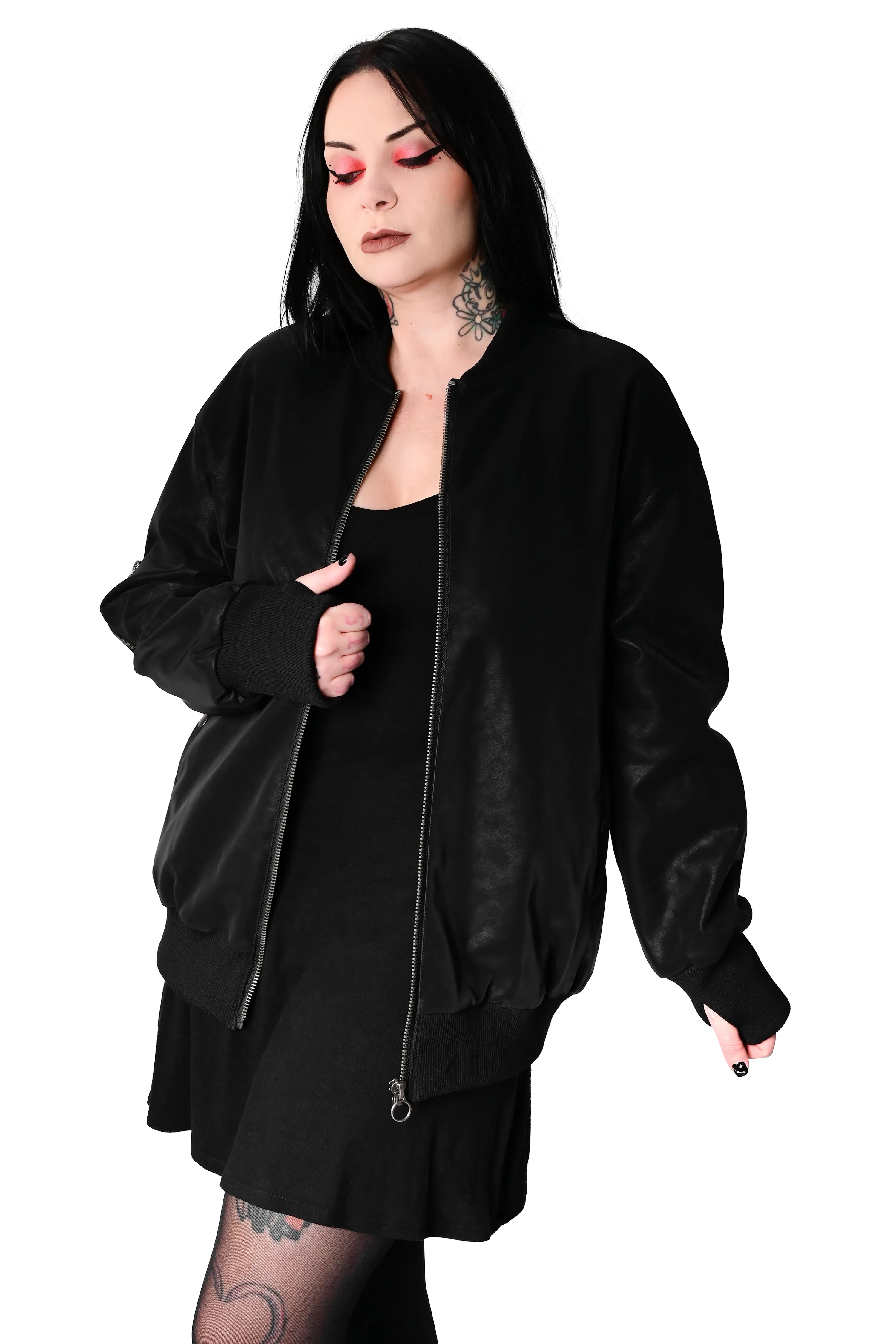 Oversized Unisex Bomber Jacket