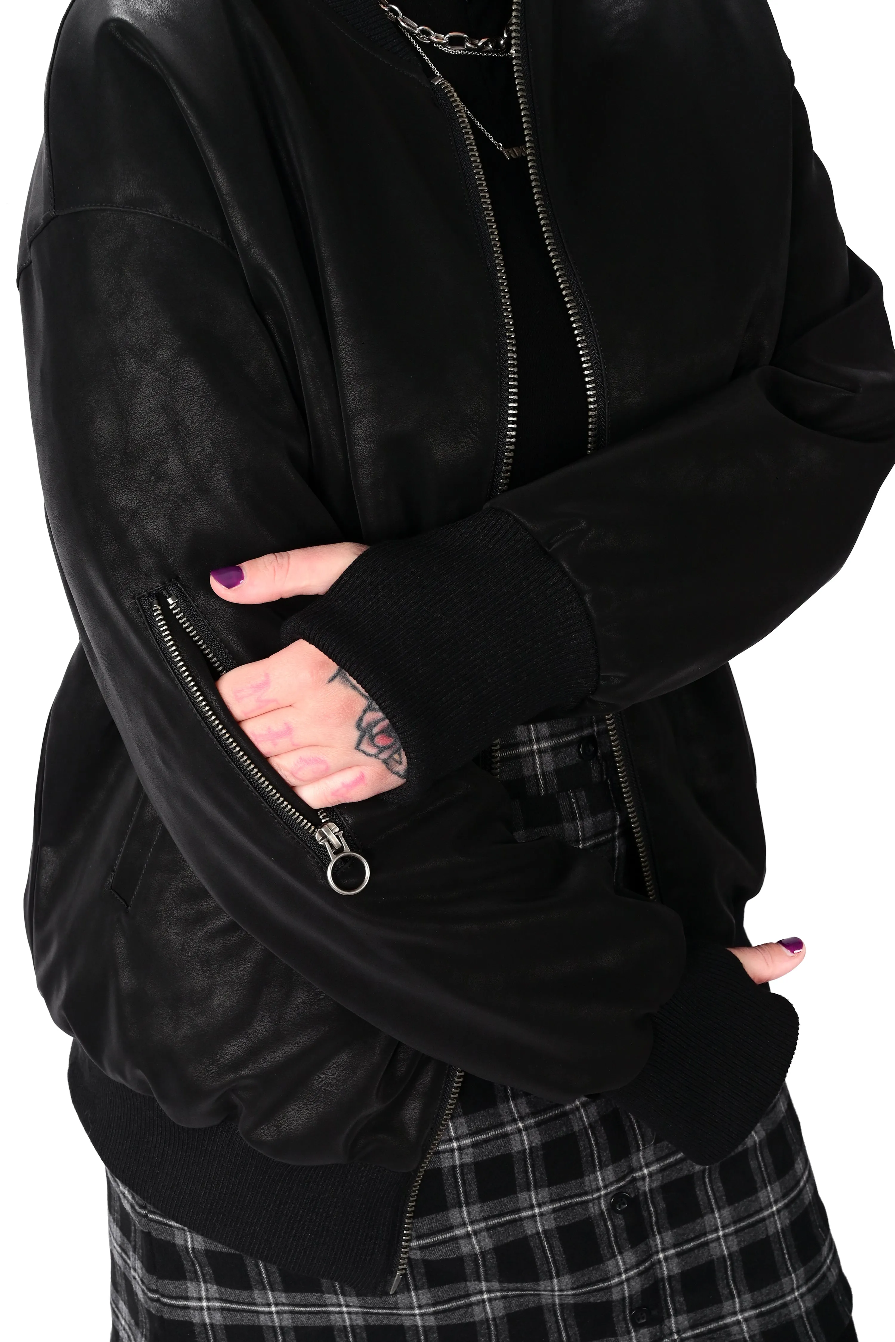 Oversized Unisex Bomber Jacket
