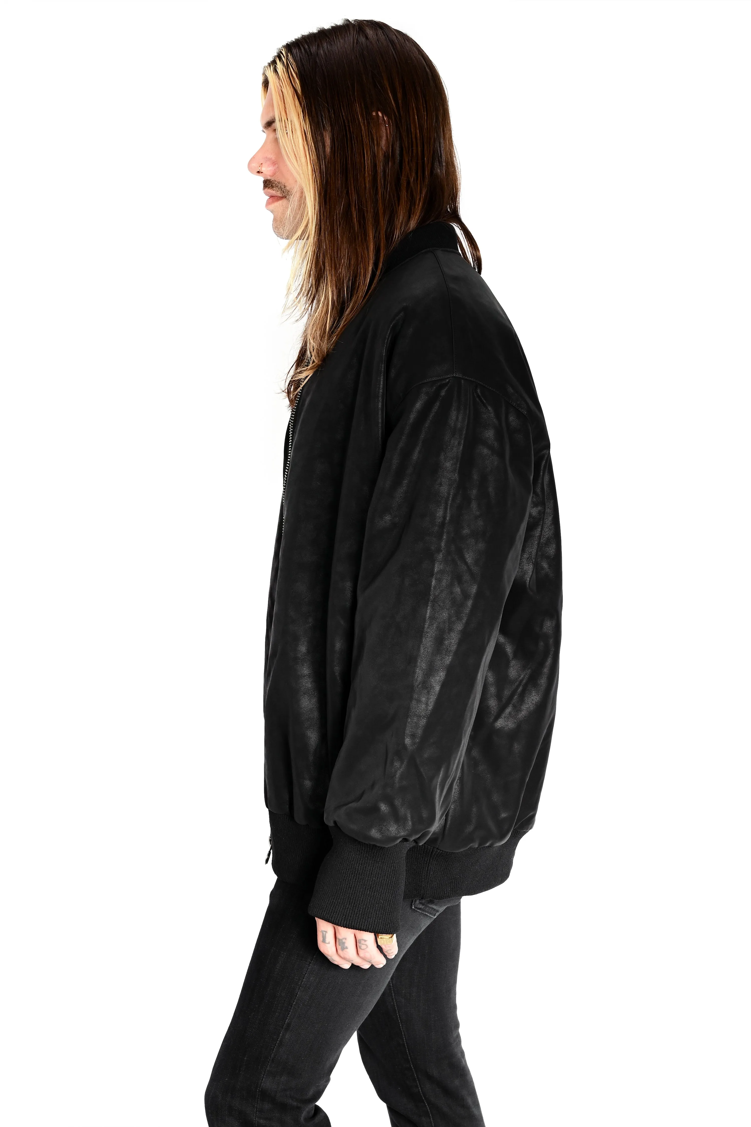 Oversized Unisex Bomber Jacket