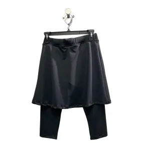 Plus Size Girls Swim Skirt, Skirted Leggings, Girls Modest Swimwear, Tzniut Swim Skirt, Islamic Girls , Black Skirt & Leggings, Activewear