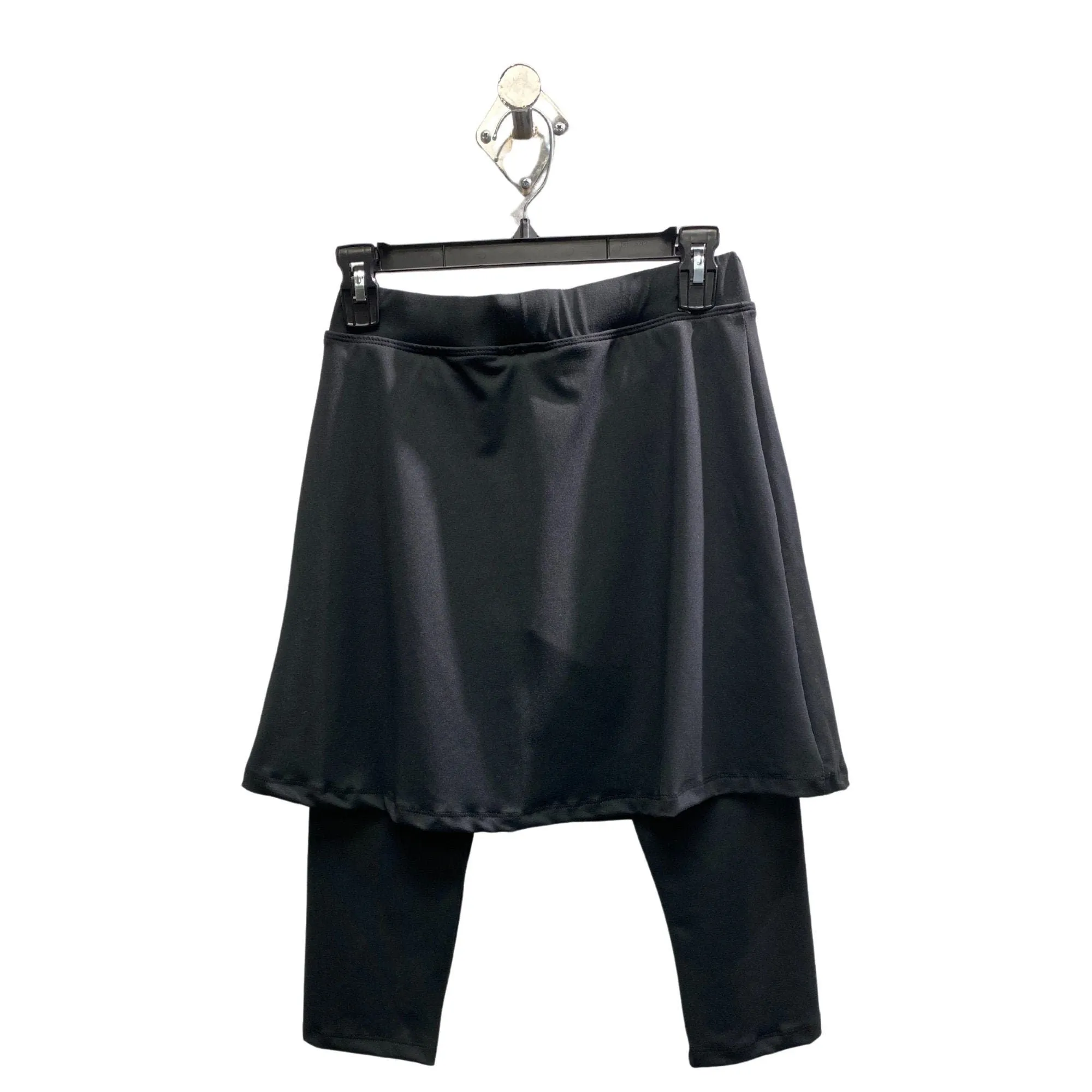 Plus Size Girls Swim Skirt, Skirted Leggings, Girls Modest Swimwear, Tzniut Swim Skirt, Islamic Girls , Black Skirt & Leggings, Activewear