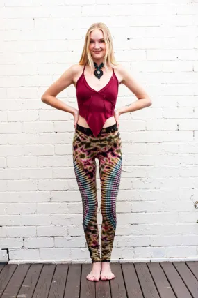 Rainbow Pastel Yellow Mandala Leggings