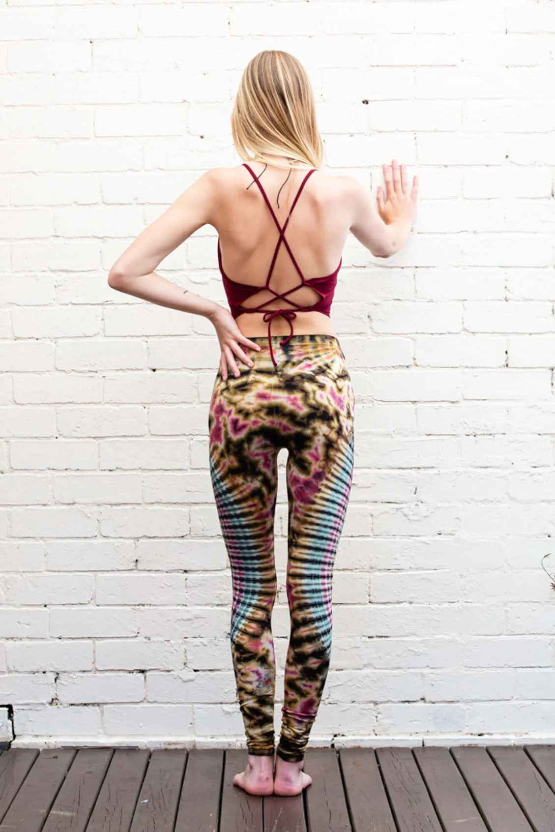 Rainbow Pastel Yellow Mandala Leggings