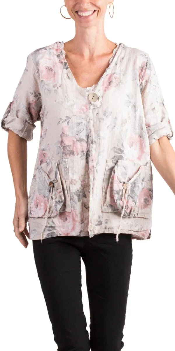 Rosa Linen Jacket
