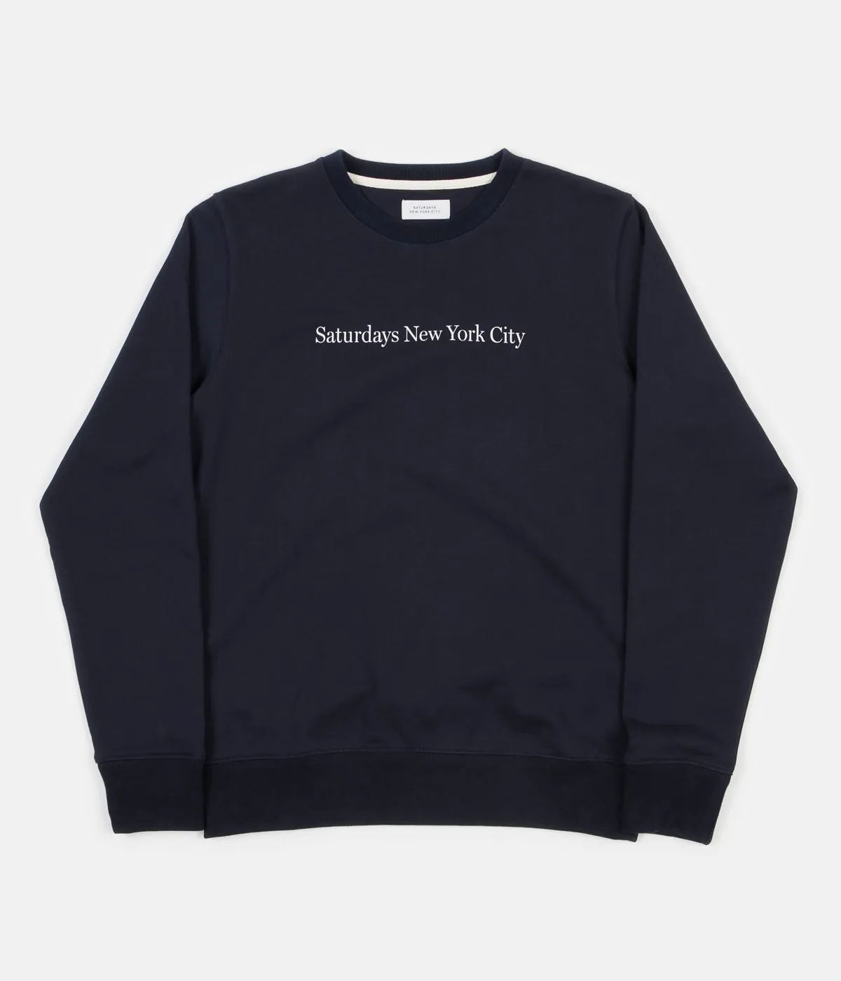 Saturdays NYC Bowery Crewneck Sweatshirt - Midnight