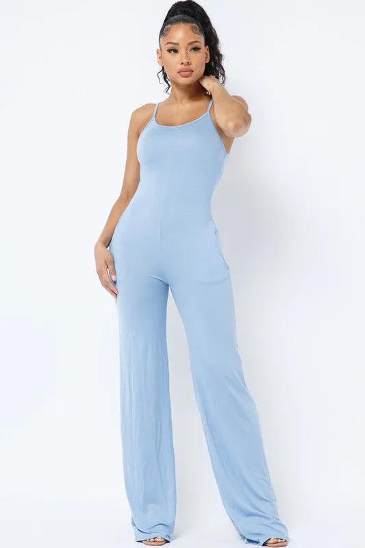 SPAGHETTI STRAP JUMPSUIT