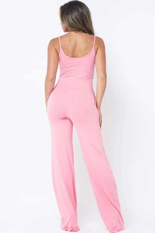 SPAGHETTI STRAP JUMPSUIT