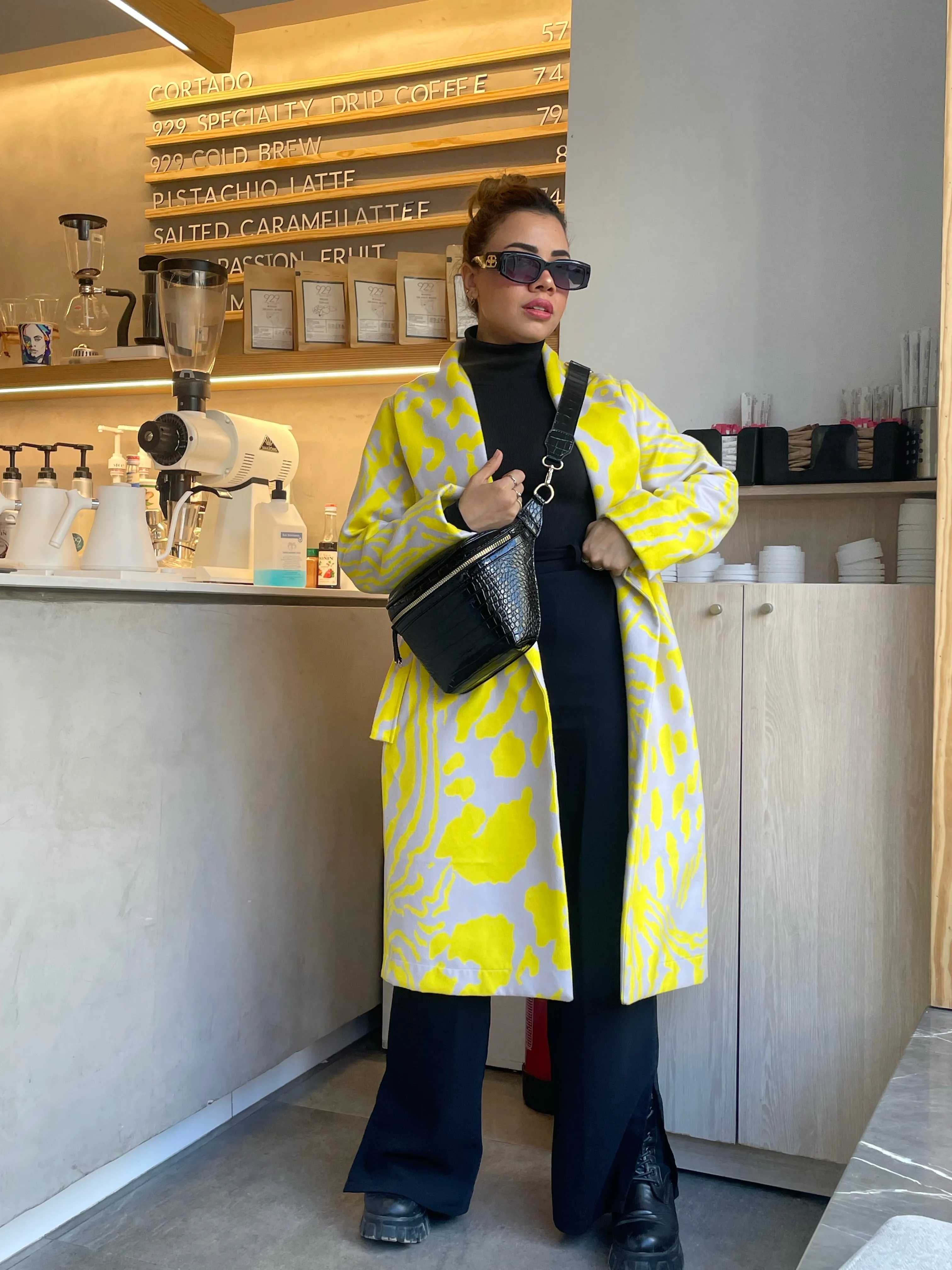 The Neon Wool Coat