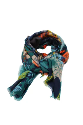 Tropical Forest Scarf Wrap