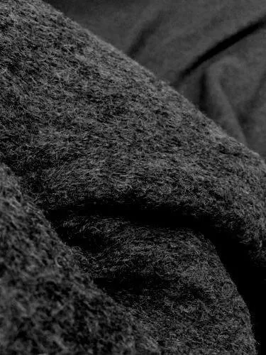 WC-6086W BOILED WOOL WITH SOFT FUZZY FINISH. ITALY